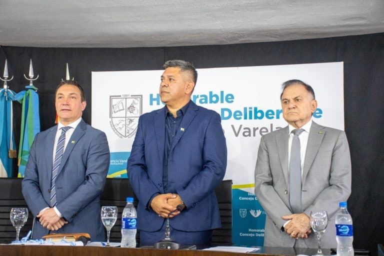 Florencio Varela: juró el nuevo Concejo Deliberante y Gustavo Rearte fue ratificado como presidente por unanimidad