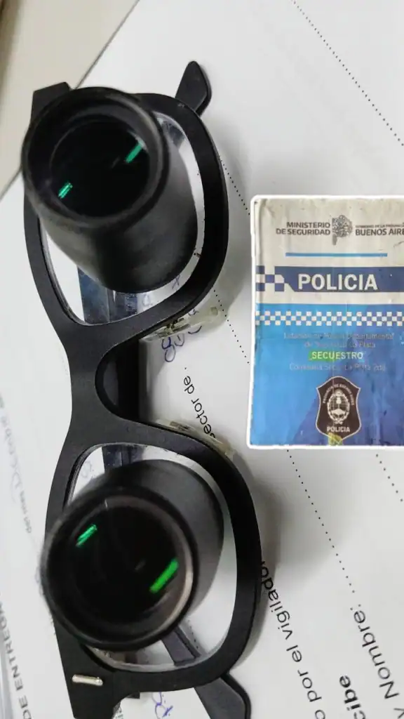 Lupas quirúrgicas de 3500 dólares recuperadas en allanamiento en Florencio Varela tras robo a cardiólogo