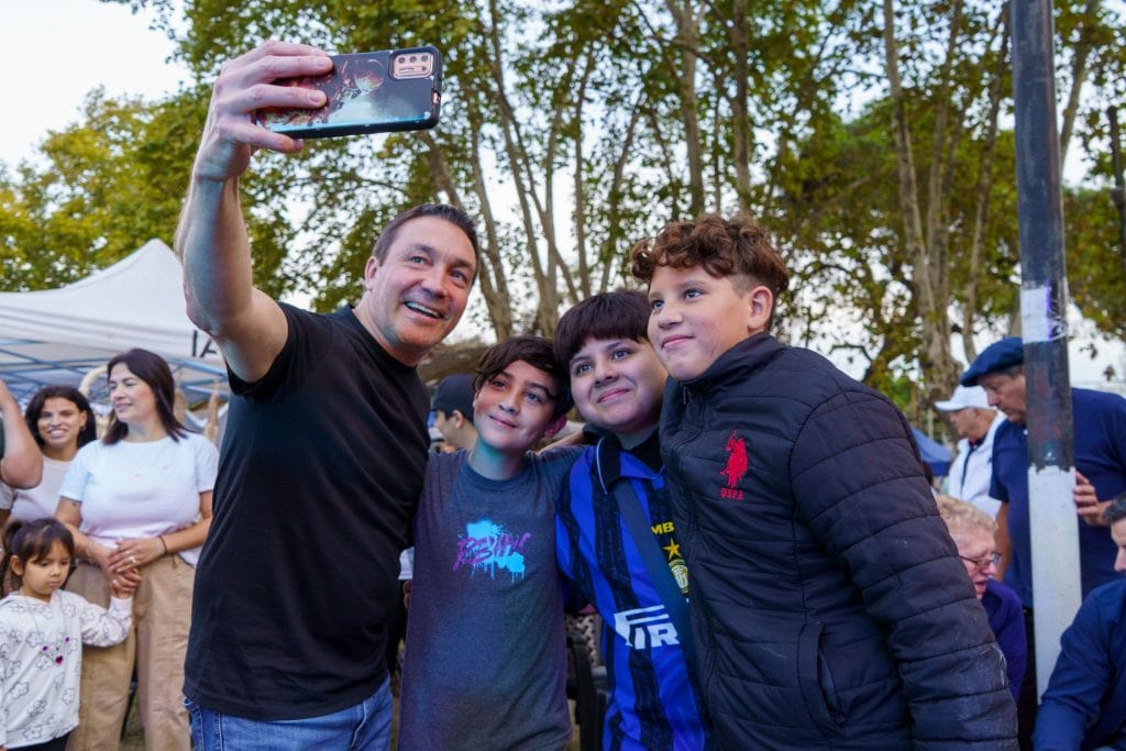 Ex estación Gobernador Monteverde en Florencio Varela durante los festejos por sus 100 años