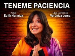 Edith Hermida, conductora y actriz, se presentará con su unipersonal "Teneme paciencia" en Berazategui.