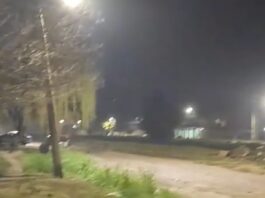 Captura de pantalla del video donde se escuchan los tiros en la noche de Infico.